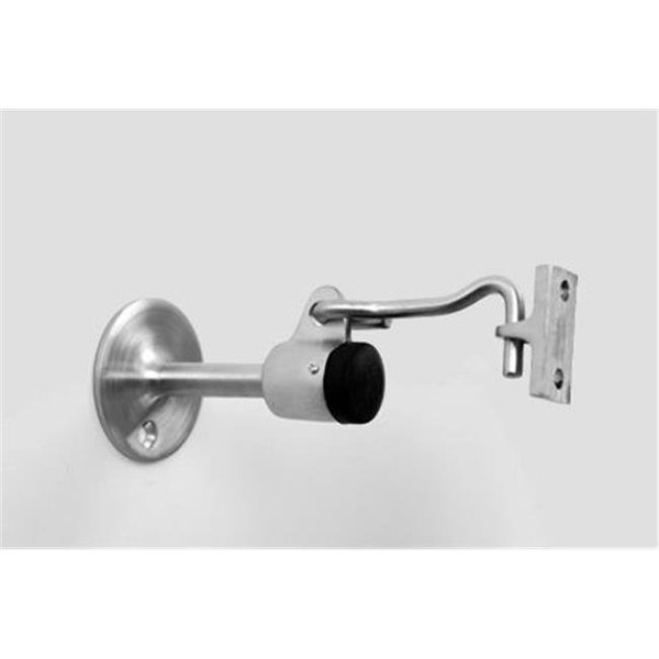 Don-Jo Don-Jo Manufacturing 1477-626 Brushed Chrome Wall Door Stop with Hook 1477-626